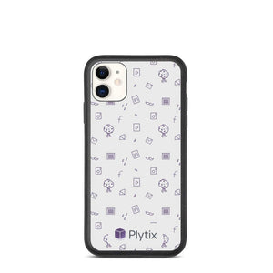 Plytix Social Graphic iPhone Case, Biodegradable