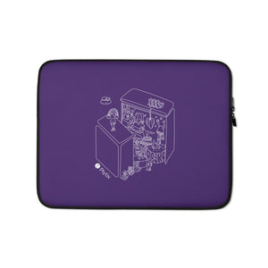 Plytix World Laptop Sleeve, Purple, 13in