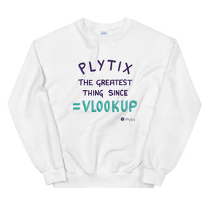 Plytix Greatest Sweatshirt, White, Unisex, XL