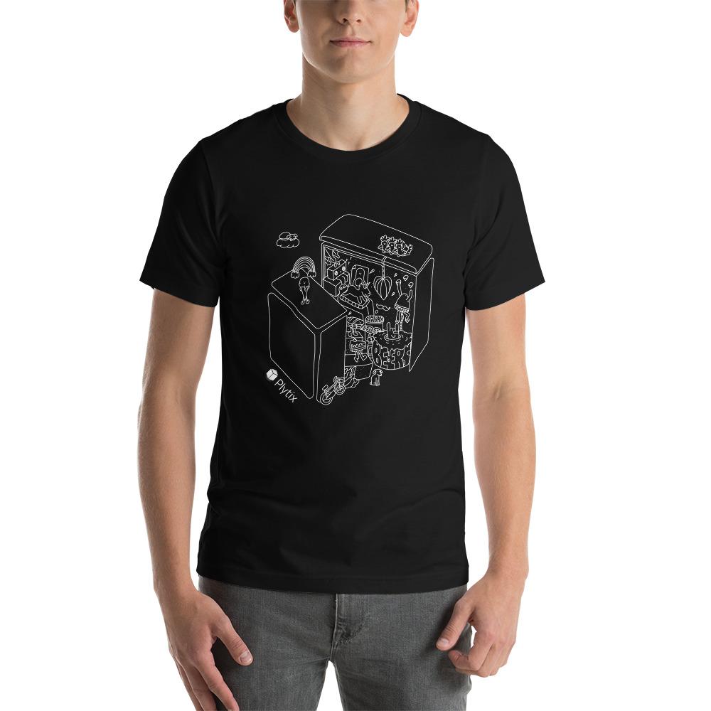 Plytix World T-Shirt, Short-Sleeve, Black, Unisex