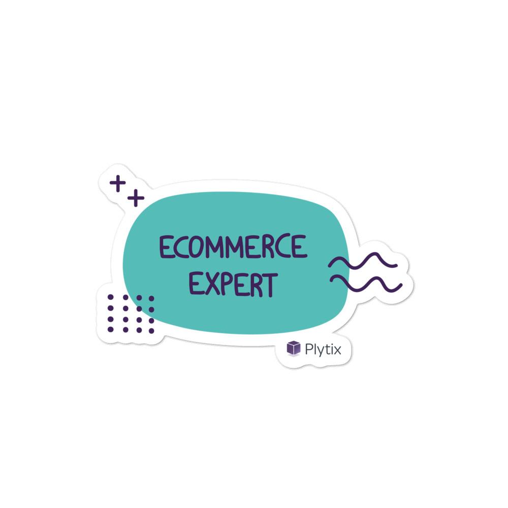 Ecommerce Expert Bubble Sticker, Green