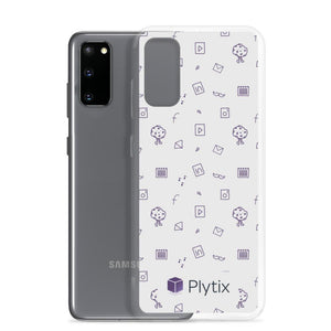 Samsung Galaxy S20 Phone Case - Plytix Social Graphic, Grey