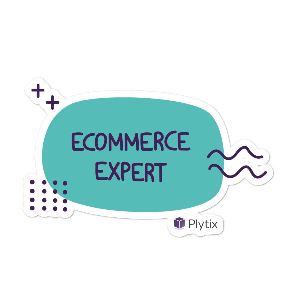 Ecommerce Expert Bubble Sticker, Green