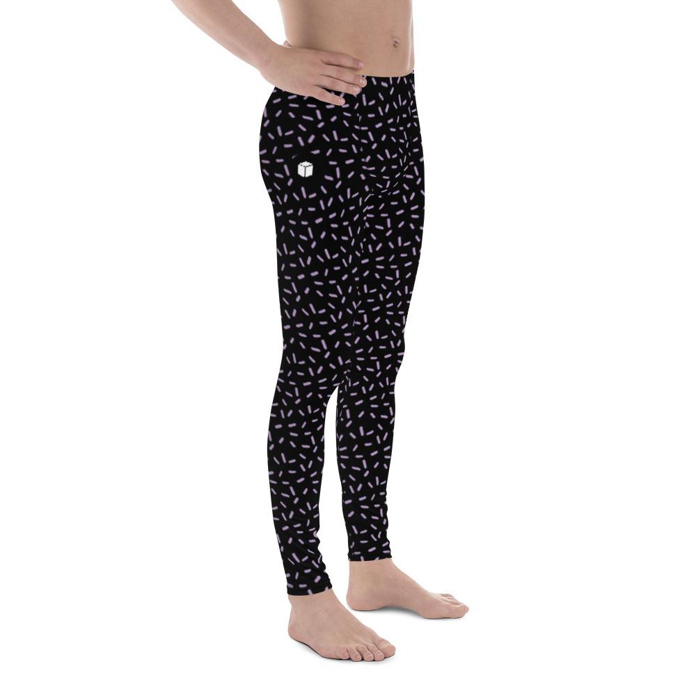 Confetti Pattern Leggings, Men's, L