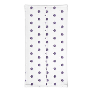 Plytix Logo Neck Warmer, White/Purple