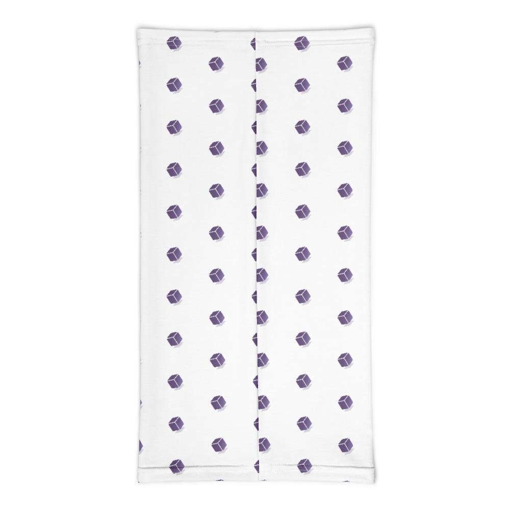 Plytix Logo Neck Warmer, White/Purple