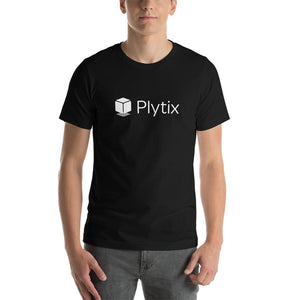 Plytix Logo T-Shirt, Short-Sleeve, Black, Unisex, M