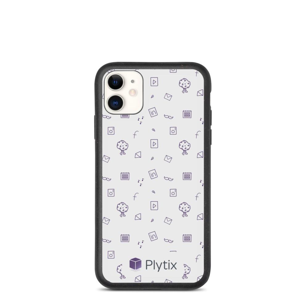 Plytix Social Graphic iPhone 11 Case, Biodegradable