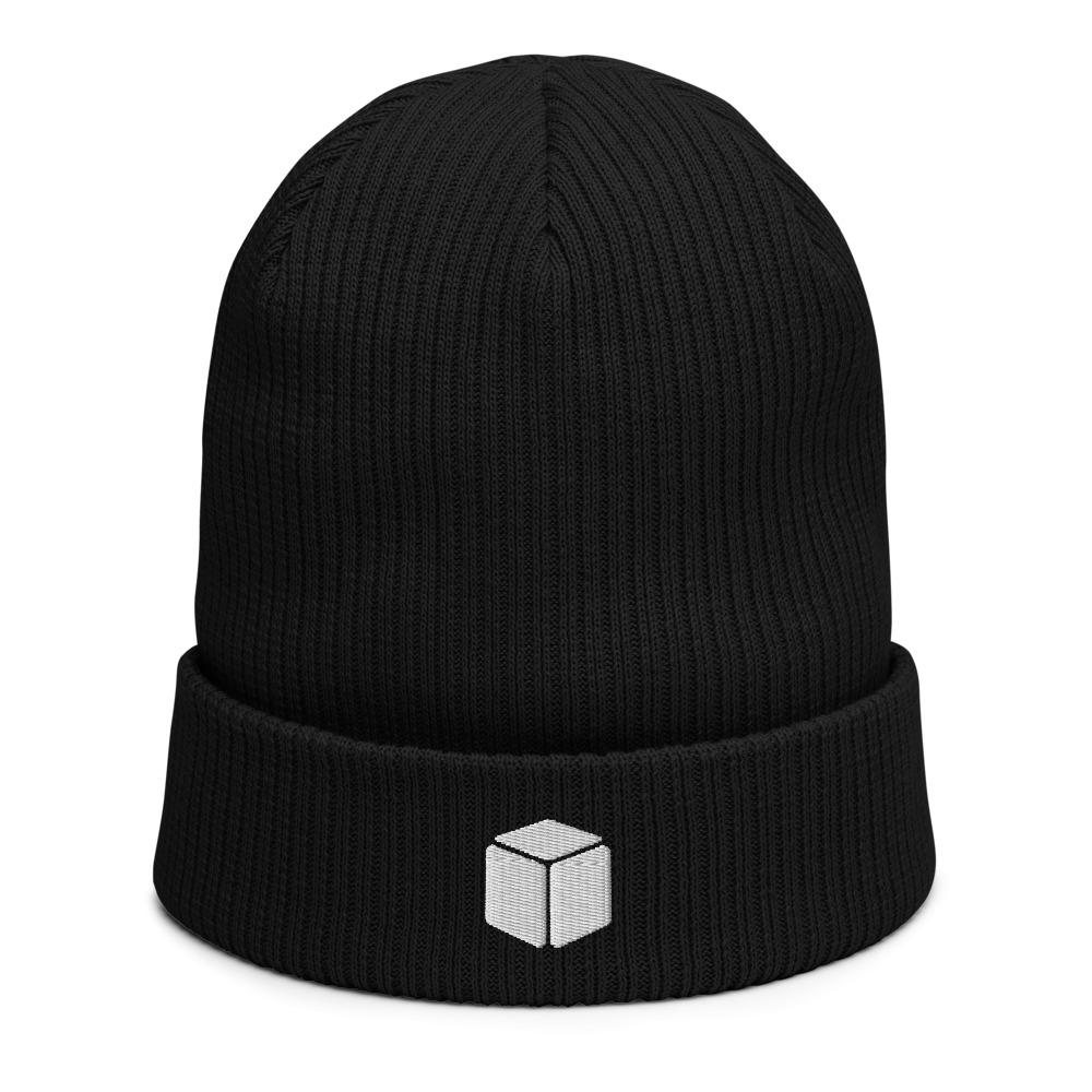 Plytix Logo Knit Beanie, Black