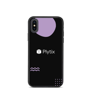 Plytix Logo iPhone Case, Biodegradable, Black