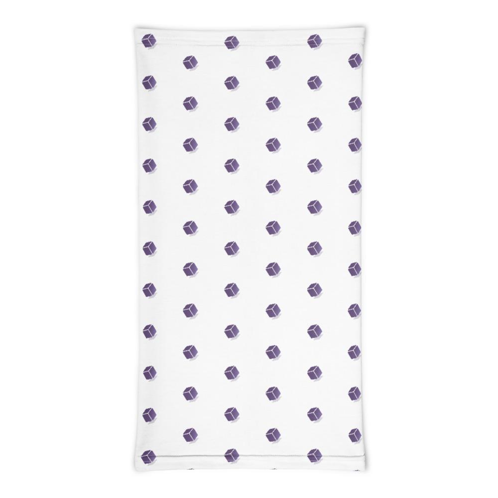 Plytix Logo Neck Warmer, White/Purple