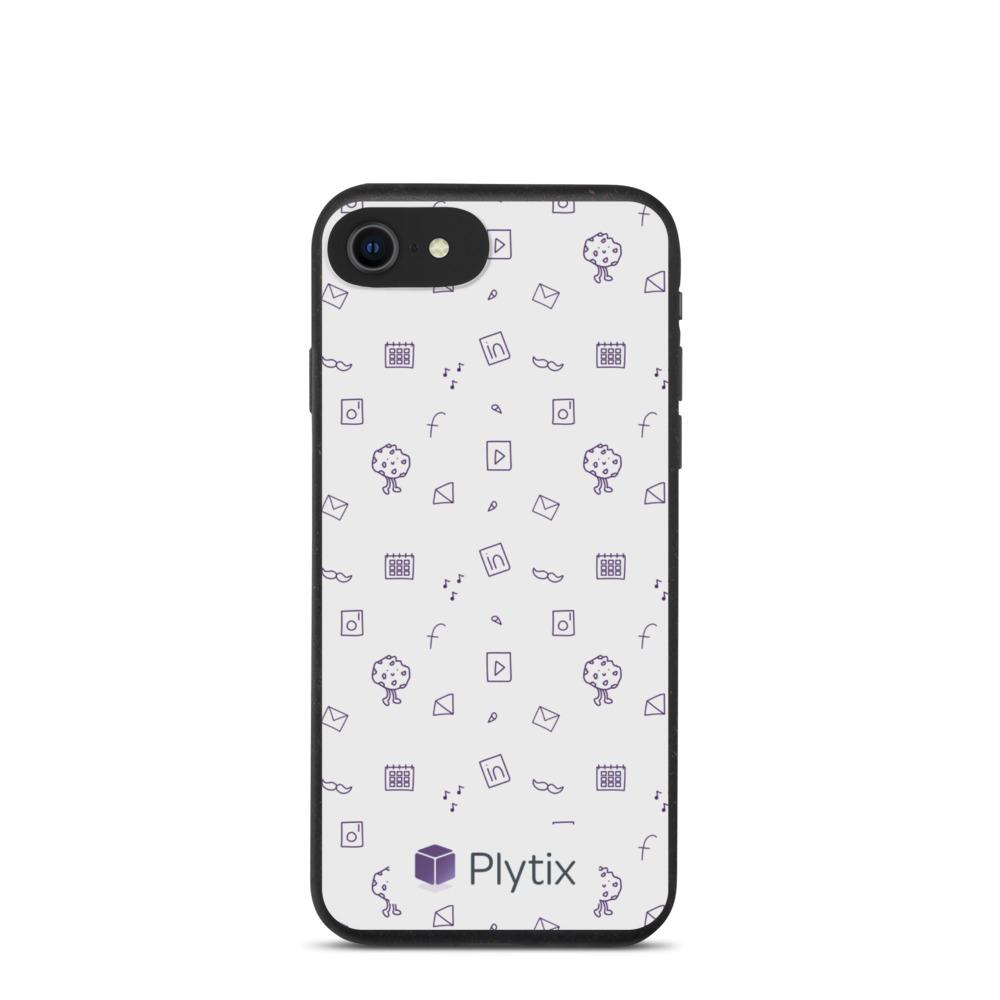 Plytix Social Graphic iPhone Case, Biodegradable