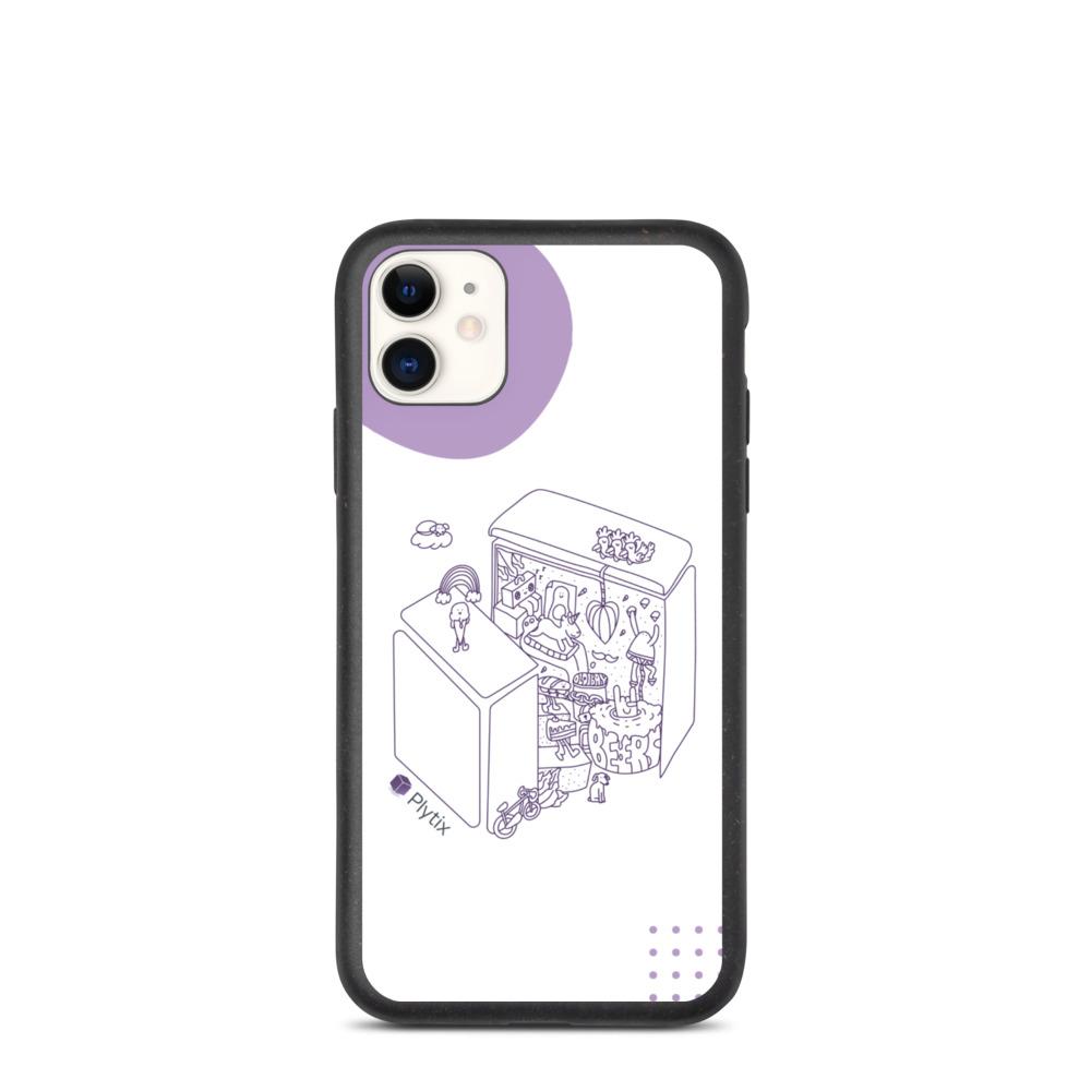 Plytix World iPhone 11 Case, Biodegradable