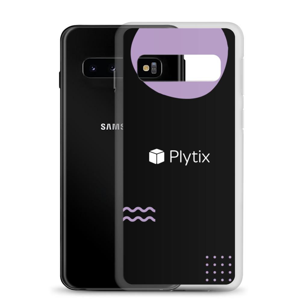 Samsung Galaxy Phone Case, Plytix Design, Black/Purple