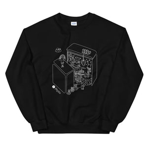 Plytix World Sweatshirt, Black, Unisex, 2XL