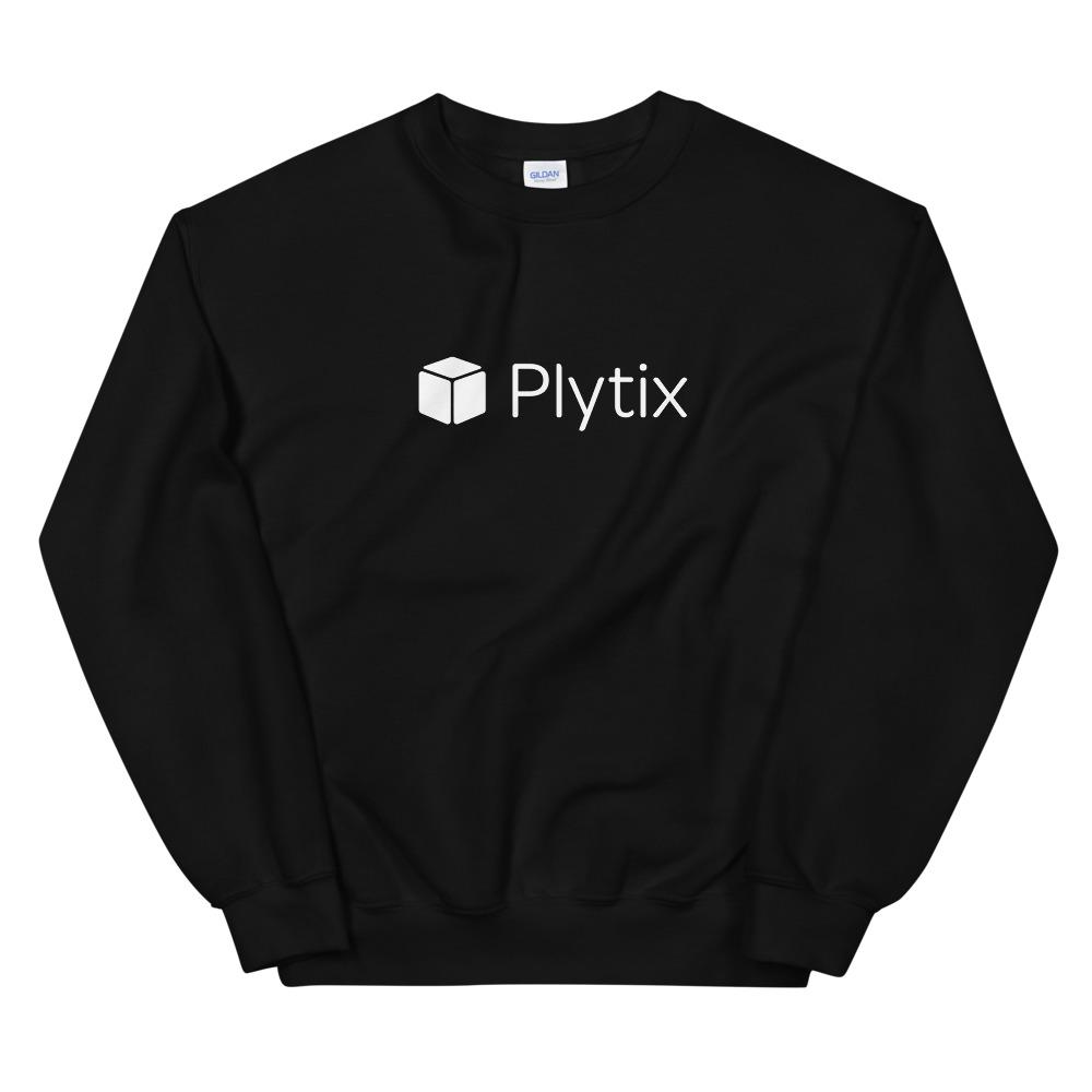 Plytix Logo Sweatshirt, Black, Unisex