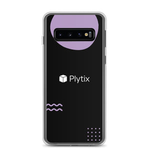 Samsung Galaxy Phone Case, Plytix Design, Black/Purple