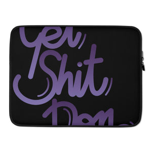 "Get Shit Done" Laptop Sleeve, Black